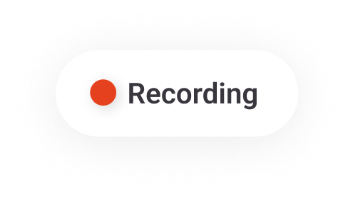 SuperViz Video SDK interface showing a 'Recording' button, indicating the capability for meeting recording.